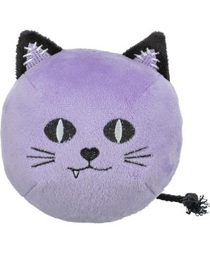 Kočka HALLOWEEN, plyšová hračka se zvukem, fialová - LIMITOVANÁ NABÍDKA