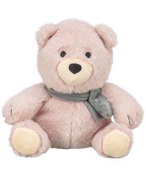 Vánoční medvídek Teddy, bez zvuku, 19 cm, růžová