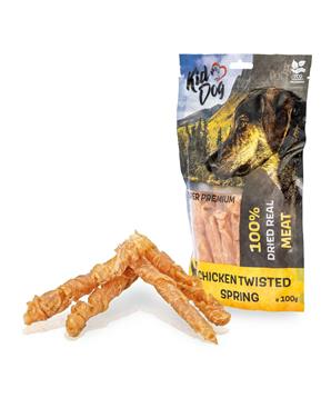 KIDDOG SUPER PREMIUM 100% kuřecí prsa ve spirále bez aditiv