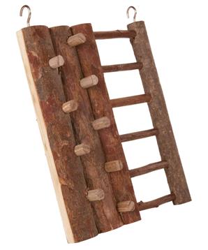 Lezecká stěna pro křečky, dřevo s kůrou, 16 x 20 cm
