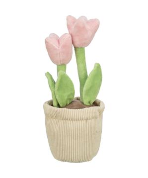 Tulipány v květináči, plyšová hračka pro psy, 27 cm - LIMITOVANÁ NABÍDKA