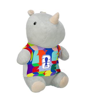 FIFA 2026 nosorožec RAYMOND, 27 cm, šedý - LIMITOVANÁ NABÍDKA