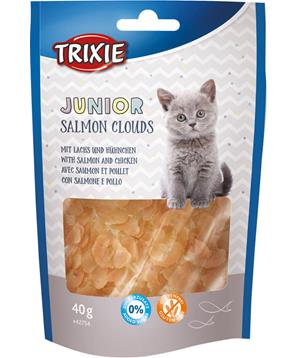 Junior Salmon Clouds - lososové kousky pro koťata 
