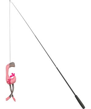 Teleskopický hrací prut s plameňákem, 42 - 106 cm, sklolaminát