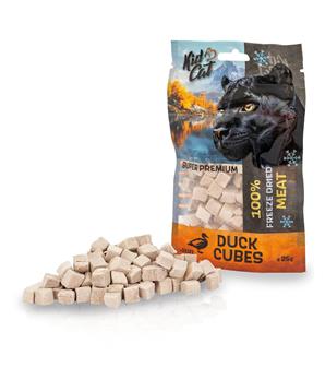 KIDCAT SUPER PREMIUM 100% freeze dried DUCK CUBES - kachní maso mrazem sušené