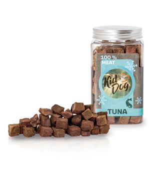 KIDDOG Super Premium 100% freeze dried TUNA CUBES - čisté maso z tuňáka, sušené mrazem