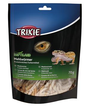 Sušený moučný červ