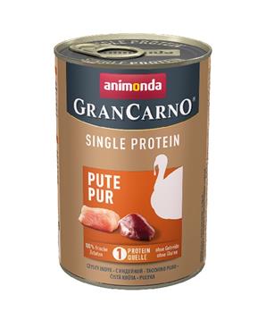 GRANCARNO Single Protein 400 g čisté krůtí, konzerva pro psy