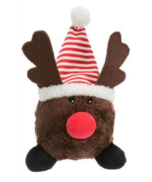 Vánoční plyšový míček Santa Claus/Sob/Sněhulák 18–29 cm