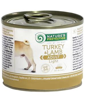 Nature's Protection Dog konz.Light Krůta/jehně 200 g