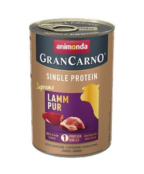 GRANCARNO Single Protein 400 g čisté jehněčí, konzerva pro psy