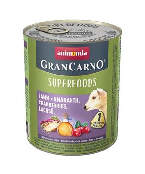 GRANCARNO Superfoods jehněčí,amarant,brusinky,los.olej pro psy