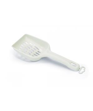 Beeztees Lopatka na čištění toalety plastová krémová 25cm