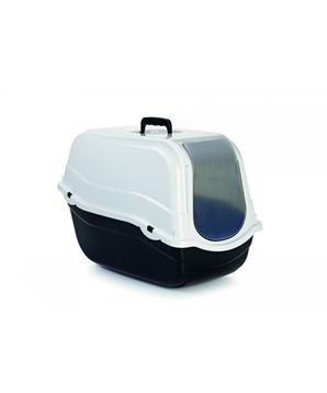 Beeztees Toaleta pro kočky ROMEO černá/bílá 57x39x41cm