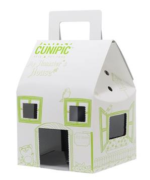 Domek papír křeček Sestav a vymaluj Cunipic 1 ks