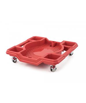 Keter Dílenská přihrádka na nářadí s kolečky červená 43x43x10,5cm