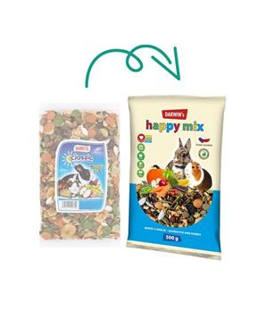 Darwins Happy mix morče a králík 