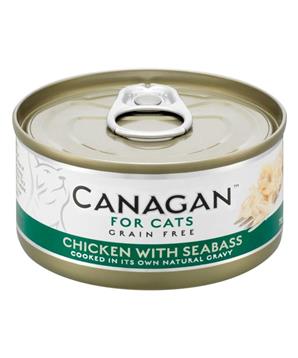 Canagan Cat konz. - Kuře a mořský vlk 