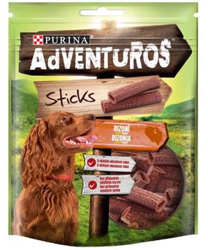 Adventuros snack dog - tyčinky s bizoní přích.