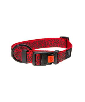 Karlie Obojek ASP Mix&Match červený motiv Grafit velikost L/XL 45-65cm 25mm