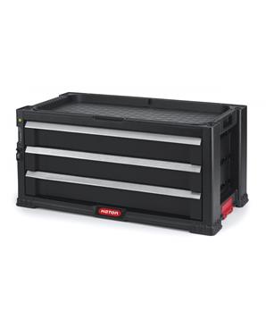 Keter Skříňka se 3 šuplíky černá