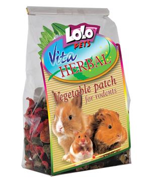 LOLOPets BLOOMY zeleninové chipsy pro hlodavce 