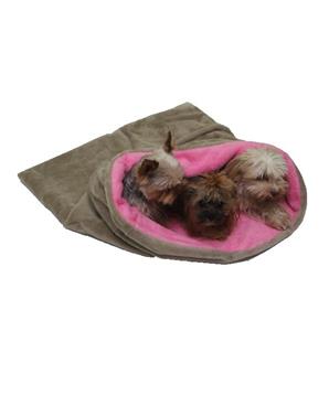 Marysa pelíšek 3v1 pro psy, béžový/světle růžový, velikost XL