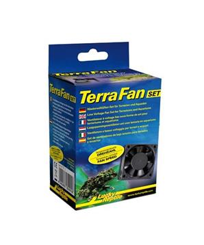 Ventilátory Lucky Reptile Terra Fan Set A/C adaptér + 2 ventilátory