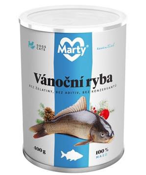 MARTY konz. pro psy a kočky - vánoční ryba 400 g