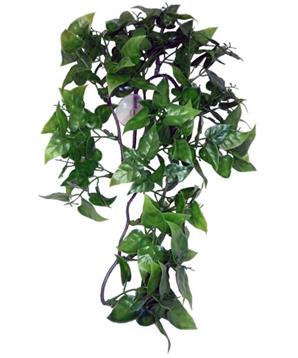 Dekorace umělá rostlina - popínavá Philodendron Komodo 30cm