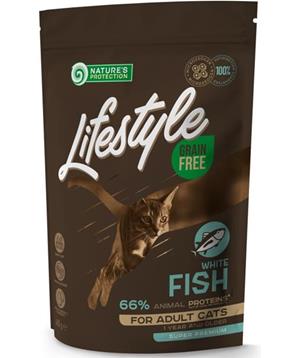 Nature’s Protection Cat Dry LifeStyle GF Adult White Fish