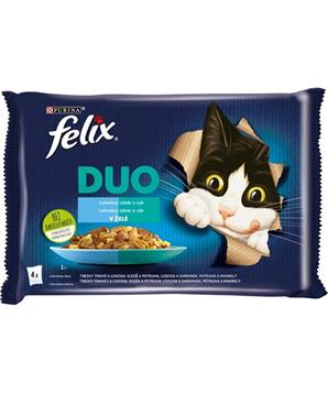 Felix cat kaps.-Fantastic DUO Multipack výběr z ryb 