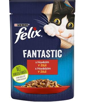 Felix cat kaps.-Fantastic hovězí v želé 