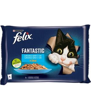 Felix cat kaps.-Fant.Multipack mořské hody v želé 