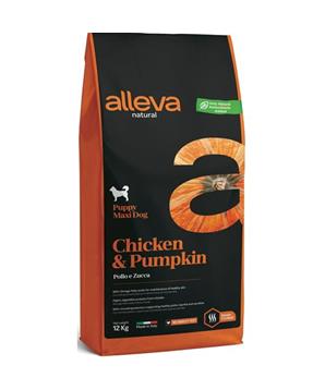 ALLEVA NATURAL Dog Dry Puppy Chicken&Pumpkin Maxi