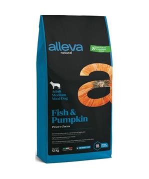 ALLEVA NATURAL Dog Dry Adult Fish&Pumpkin Medium/Maxi