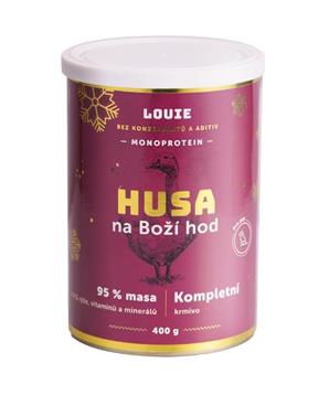 LOUIE konz. pro psy Husa na boží hod 400 g