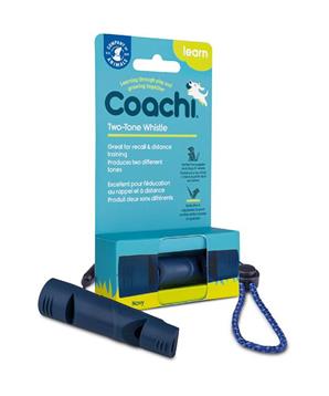 Tréninková píšťálka 2 tónová Whistle modrá TCOA