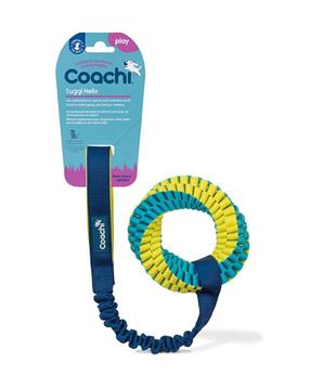 Hračka bavlna Coachi Tuggi Helix modrá-zelená TCOA