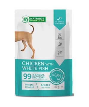 Nature’s Protection Dog kaps. Weight Control Chicken and White Fish