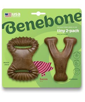 Benebone Dental Chew Wishbone slanina