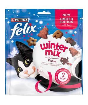 Felix snack cat -Winter Mix krůta a brusinky 