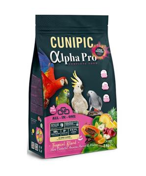 Cunipic Alpha Pro papoušek velký Tropical 