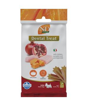N&D PUMPKIN Dog Dental Snack Chicken Mini