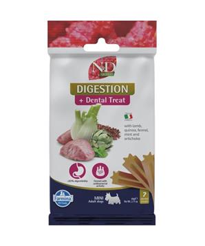 N&D QUINOA Dog Dental Snack Digestion Mini 