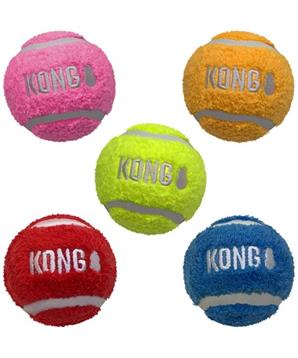 Hračka tenis + plyš KONG Sport® Softies Ball M