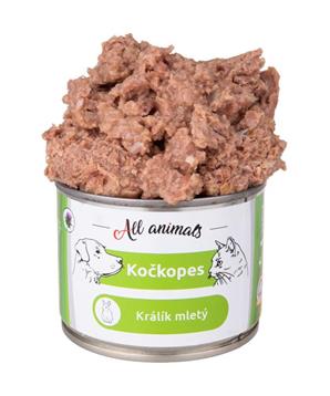 ALL ANIMALS Kočkopes konz. Králík mletý