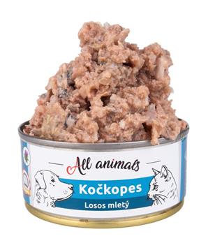 ALL ANIMALS Kočkopes konz. Losos mletý