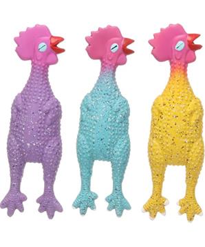 Hračka latex Freckles slepice 26cm mix barev Flamingo