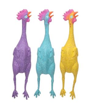 Hračka latex Freckles slepice 48,5cm mix barev Flamingo